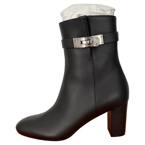 hermes black boot|Hermes saint germain ankle boot.